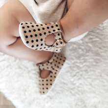 Load image into Gallery viewer, Clemmie Polka Dot Cream T-Bars