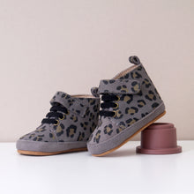 Load image into Gallery viewer, Buddy Grey Leopard Unisex Trainers
