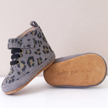 Load image into Gallery viewer, Buddy Grey Leopard Unisex Trainers