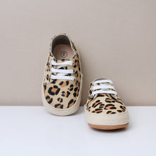 Load image into Gallery viewer, Hunter Leopard Print Unisex Laced Espadrille