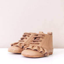 Load image into Gallery viewer, Marlowe Frill Tan Girls Boots