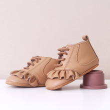 Load image into Gallery viewer, Marlowe Frill Tan Girls Boots