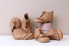 Load image into Gallery viewer, Marlowe Frill Tan Girls Boots