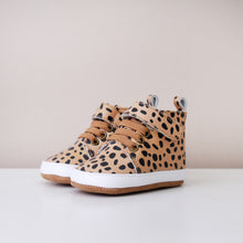 Load image into Gallery viewer, Jagger Tan Animal Print Unisex Trainers
