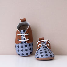 Load image into Gallery viewer, Phoenix Grey Spot Oxfords