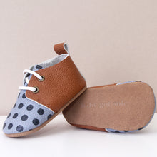 Load image into Gallery viewer, Phoenix Grey Spot Oxfords