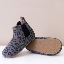 Load image into Gallery viewer, Suki Grey Leopard Print Chelsea Boots