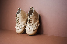 Load image into Gallery viewer, Marlowe Frill Tan Girls Boots